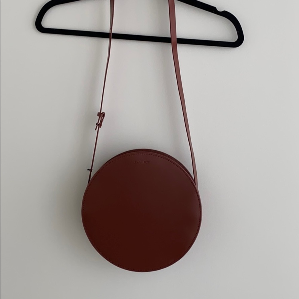 NEW Oak + Fort Circle Bag, Brown